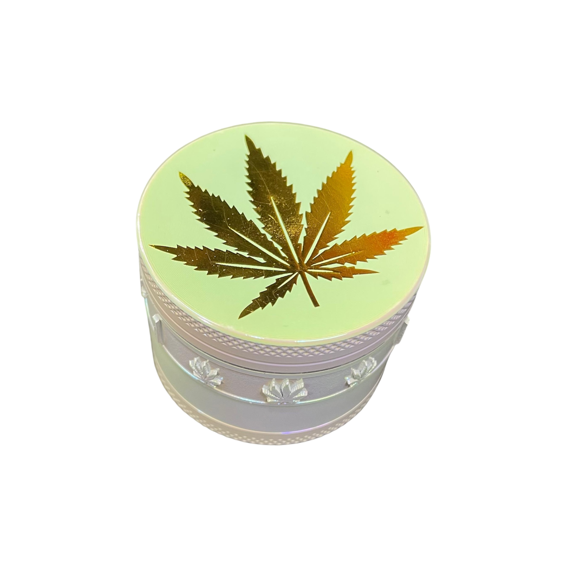 AL Tuff Shredder 50mm Iridescent 4pc Grinder / Leaf